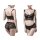 GREY VELVET 2-piece balconette bra set L