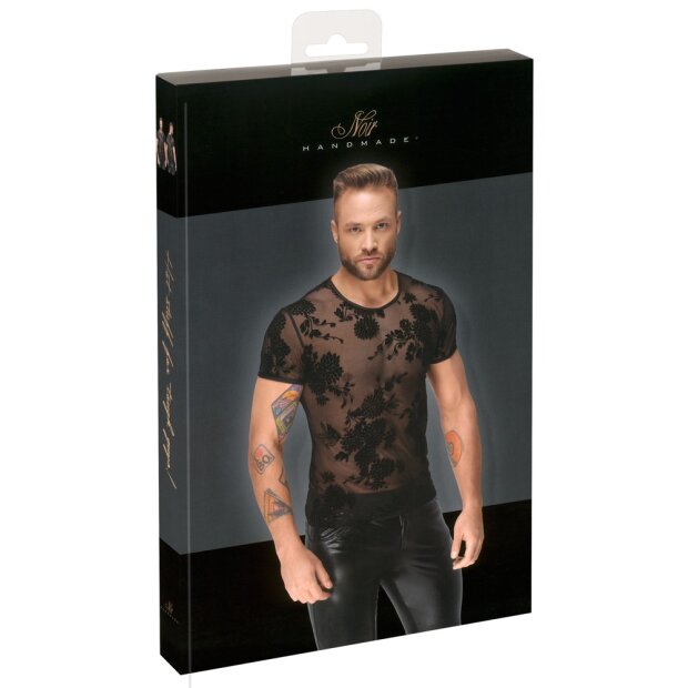 Noir Herren Shirt Flock 2XL