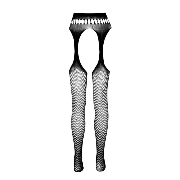 Passion ECO Strumpfhose ouvert black S/L