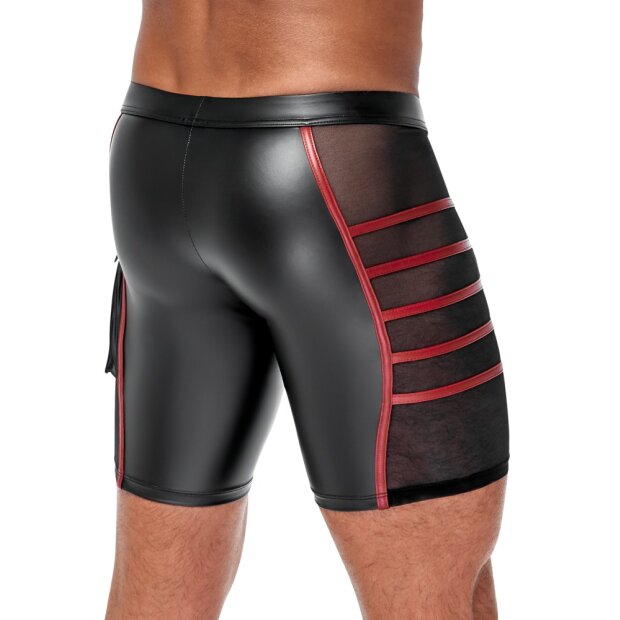 Mens Shorts Black/Red L