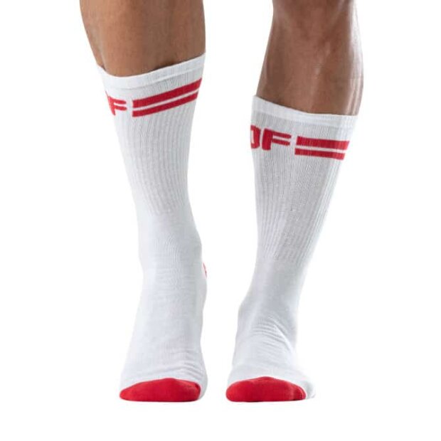 Sport Socks White-red - S/M