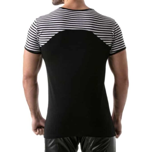 Stripes t-shirt Black-black - S