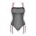 Obsessive Glandez Body mit Ouvert String schwarz M/L