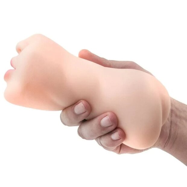 Motsutoys XTC Sujiman Realistic Masturbator Mouth & Vagina 0,47 Kg Beige