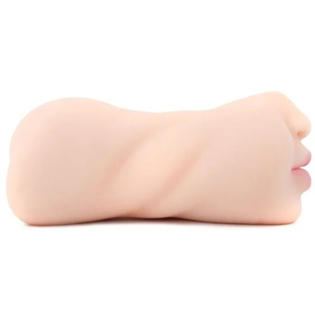 Motsutoys XTC Sujiman Realistic Masturbator Mouth & Vagina 0,47 Kg Beige