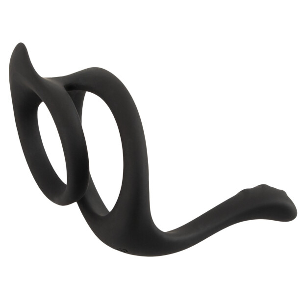 Erecto Cock & Ball Ring Black Ø 4 cm