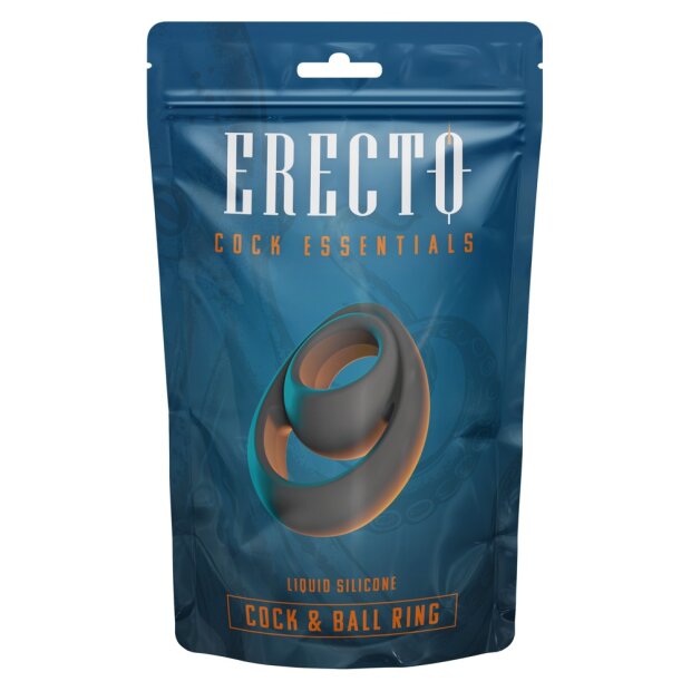 Erecto Penis and Testicle Ring Black Ø 2.1 cm