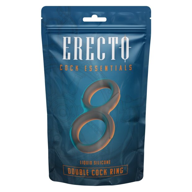 Erecto Penis and Testicle Ring Black Ø 2.6-3.1 cm