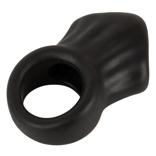 Erecto Penis Ring with Ball Stretcher Black Ø 2.6-3 cm