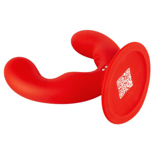 You2Toys Doppelvibrator mit Saugfuß Rot