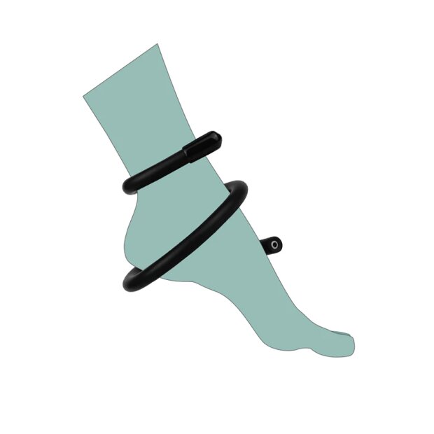 ElectaStim Recoil Shapeable Electrode Schwarz