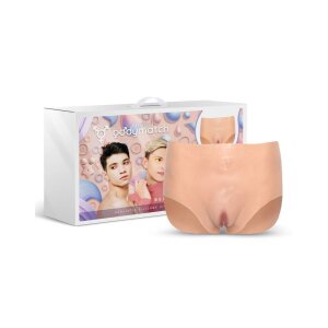 BODYMATCH Bennie Vagina and Anus Panties Beige taille M