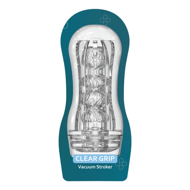 TOYJOY Clear Grip Vacuum Masturbator Transparent