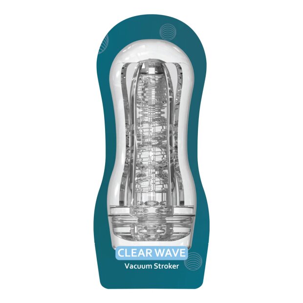 TOYJOY Clear Wave Vakuum Masturbator Transparent