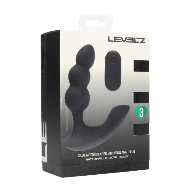 Levelz Plug anal vibrant à billes