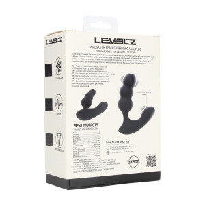Levelz Beaded Vibrating Anal Plug