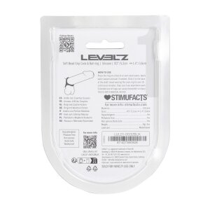 Levelz Soft Bead Grip Silikon Penis und Hodenring