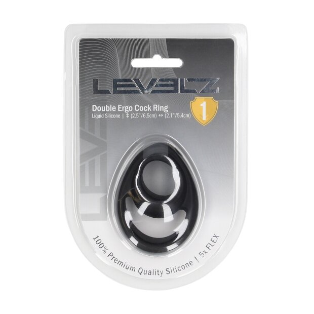 Levelz Double Ergo Silicone Cock Ring