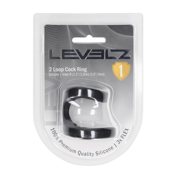 Levelz Anneau pénien 2 Loop en silicone