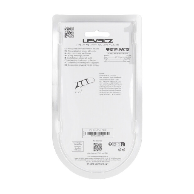 Levelz 3 Loop Silikon Penisring