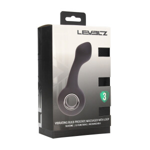Levelz Stimulateur de prostate vibrant rechargeable en...