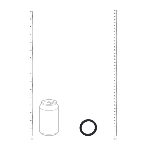 Levelz Breiter O-Silikon-Penisring L