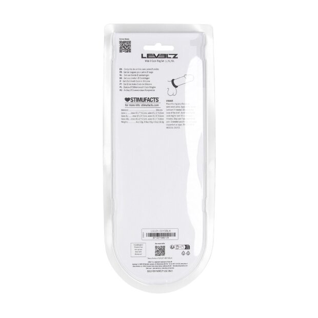 Levelz Wide O Silicone Penis Ring Set of 3