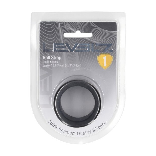 Levelz Liquid Silicone Ball Strap Black