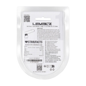 Levelz Flüssiger Silikon Hodenriemen Schwarz