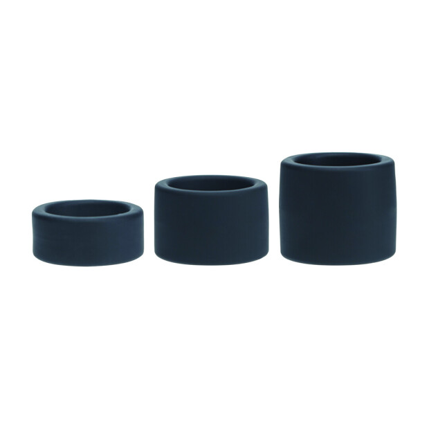 Levelz Liquid Silicone Ball Strap Set Black