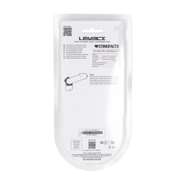 Levelz Beaded Silikon Penisring Set