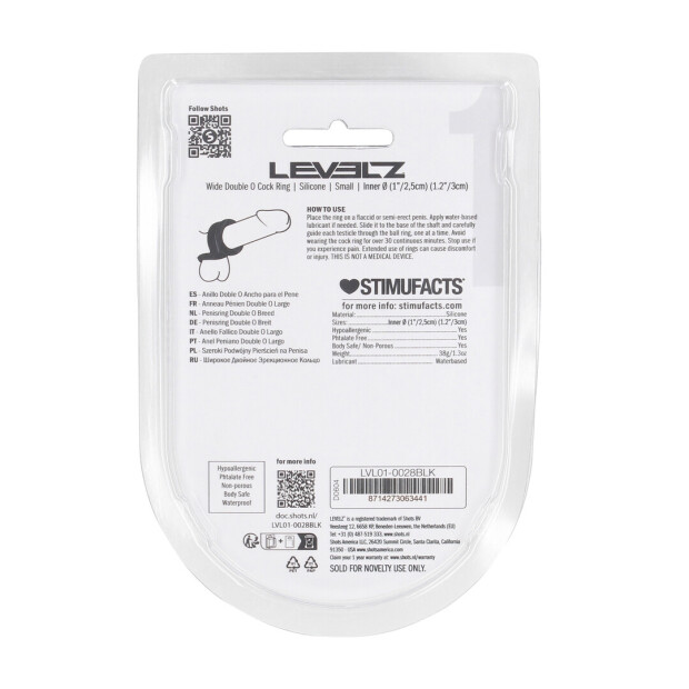 Levelz Wide Double O Silikon Penisring
