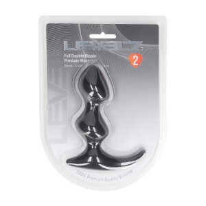 Levelz Full Double Ripple Silicone Prostate Massager