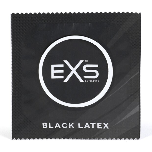 EXS Condoms Black Latex