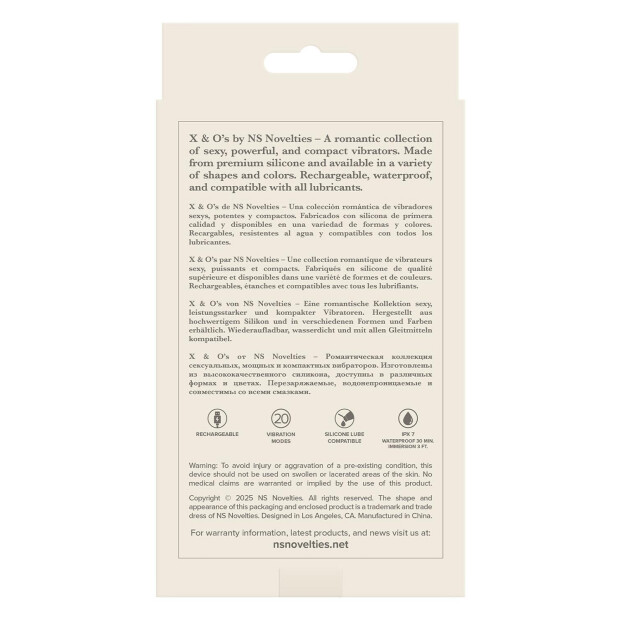 NS Novelties X & O’s Vibrator