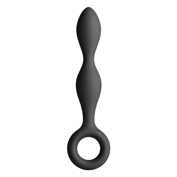NS Novelties anal plug with finger ring black