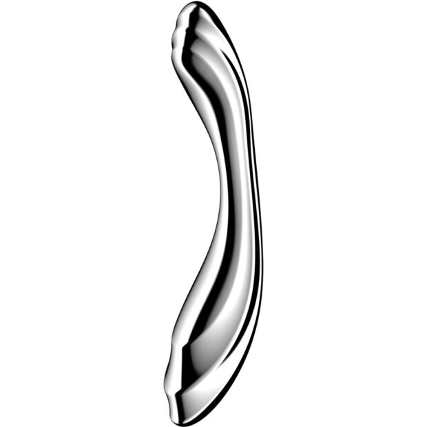 Satisfyer Pure Gravity 2 Edelstahl Dildo Silber