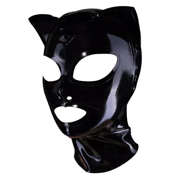 LateXcite Cat Mask Large Black