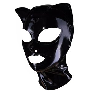 LateXcite Cat Mask XXL Black