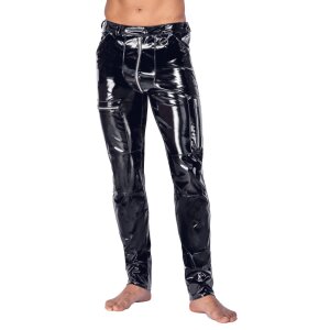 Black Level  Pantalon Skinny Verni avec Poches...
