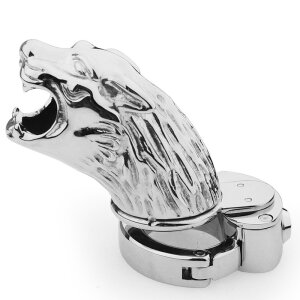 CockLock Tiger Metal Chastity Cage with Lock