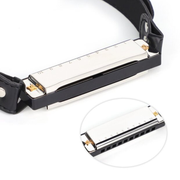 BDSMaster Harmonica Gag Silver