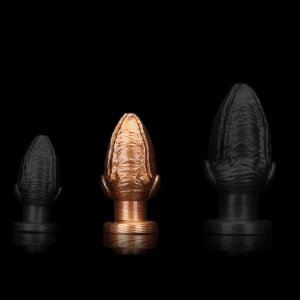 MetallicAnal Goldnut Plug M