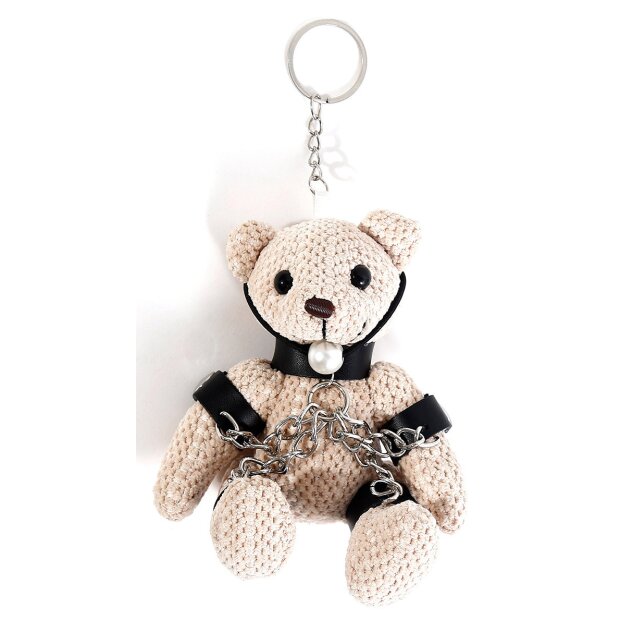 FUKR BDSM Bären Schlüsselanhänger Plüsch 12 cm