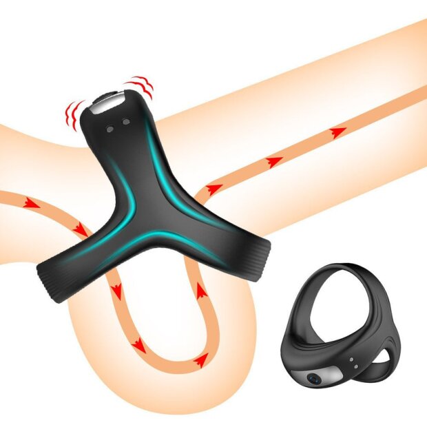 Lovesecret Premium LS07 Vibrating Cockring 3-in-1 Rechargeable & Waterproof