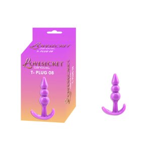 Lovesecret Sensual T-Plug 08 Purple Anal Plug 4cm