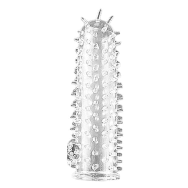 Lovesecret Sensual Cock Sleeve 03 Clear Penis Sleeve Ribbed Length 12,5 cm
