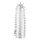 Lovesecret Sensual Cock Sleeve 03 Clear Penis Sleeve Ribbed Length 12,5 cm