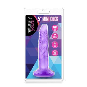 NATURALLY YOURS 5INCH MINI COCK PURPLE