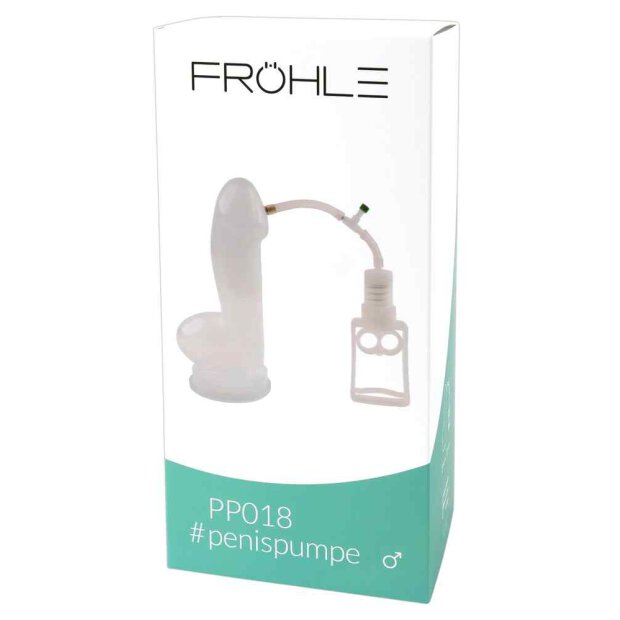 Fröhle PP018 Realistic Penis Pump XL PROFESSIONAL, transparent